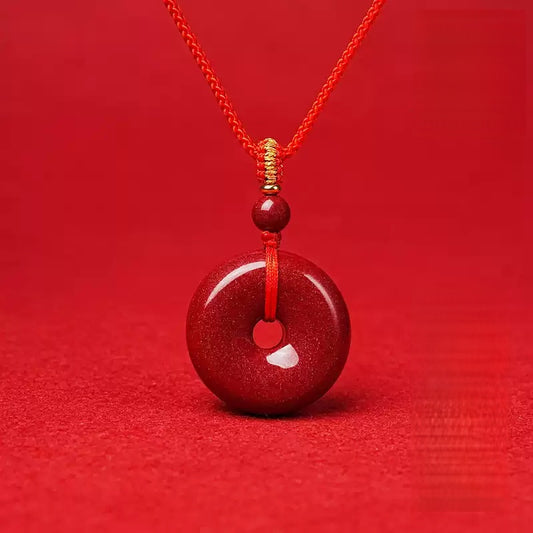 Eastculture Round jade Protection Necklace - Get love