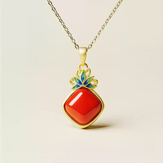 Eastculture Peacock Eye Necklace - Health & Longevity Blessing