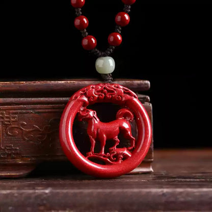 Eastculture  patron saints of the twelve zodiac animals Necklace - Treasured Longevity Blessing