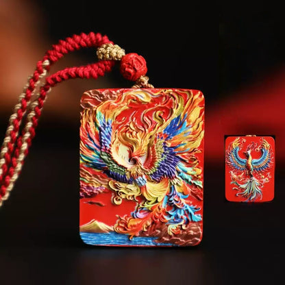 Eastculture Phoenix Soars Protection Necklace - Increase wealth