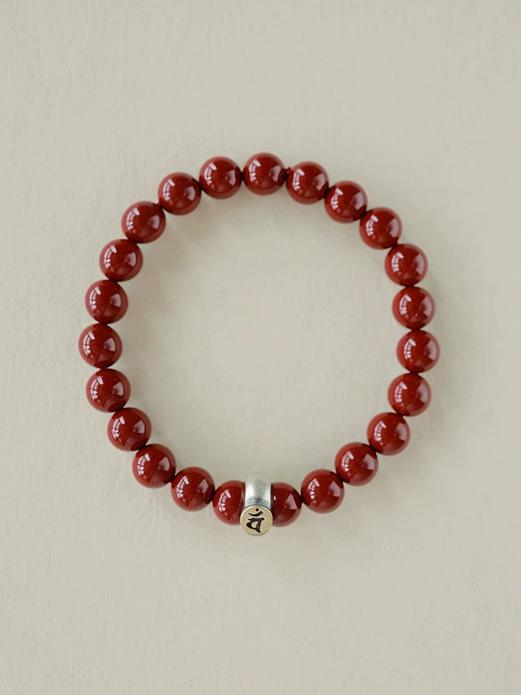 Eastculture Special cinnabar Bracelet - Health & Longevity Blessing