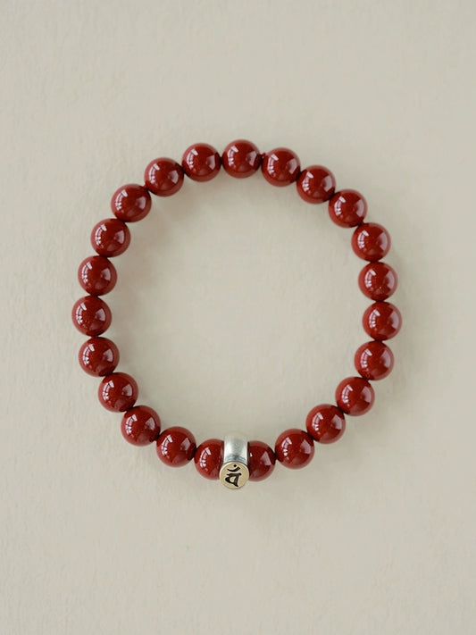 Eastculture Special cinnabar Bracelet - Health & Longevity Blessing