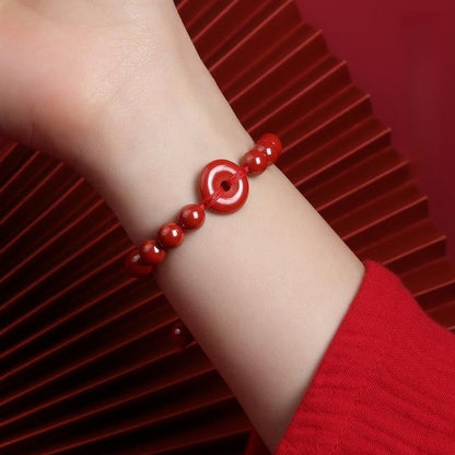 Eastculture Long pendant Bracelet - Health & Longevity Blessing