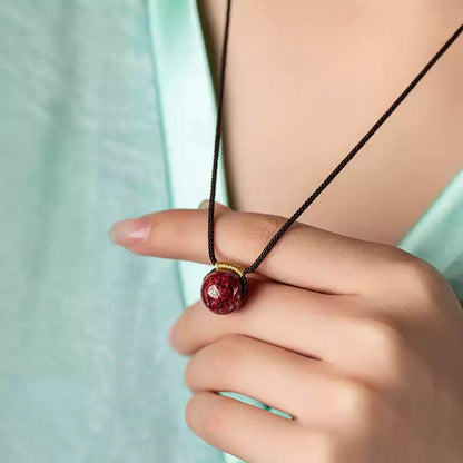 Eastculture crystal cracks Necklace - Unlock Financial Success