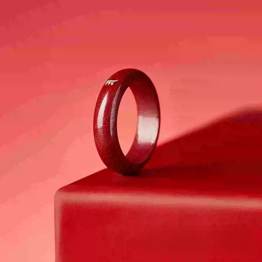Eastculture Wordless Ruby Ring - Feng Shui Metaphysics
