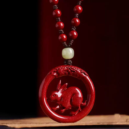 Eastculture  patron saints of the twelve zodiac animals Necklace - Treasured Longevity Blessing