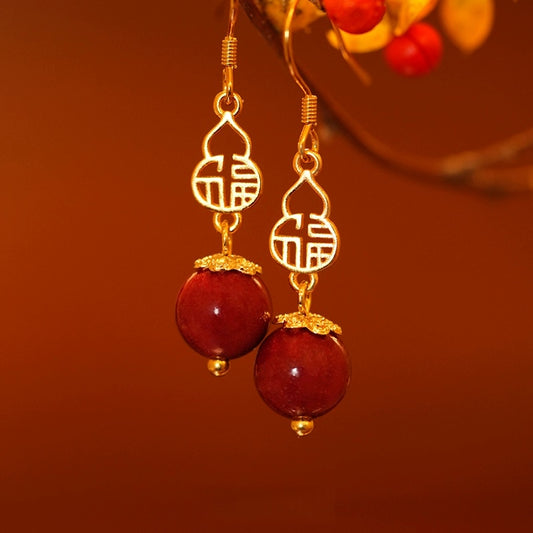 Eastculture Red Lanterns  Earrings - Wealth Magnet