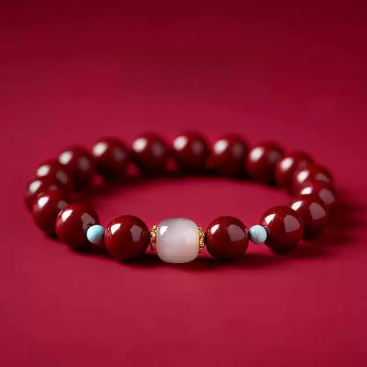 Eastculture Wealth White Jade Bracelet - Increase Luck