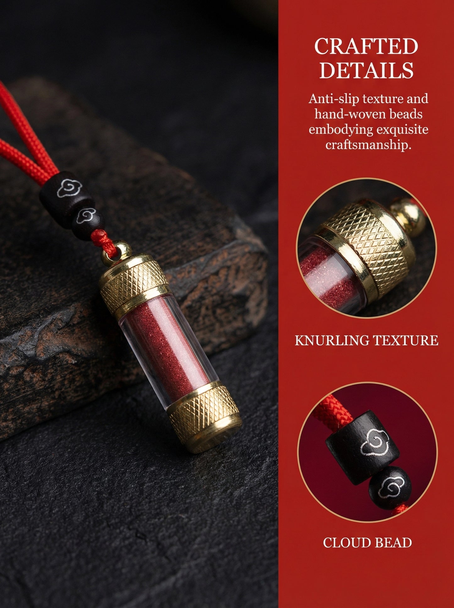 Eastculture Protective golden pillar Necklace -  Get love