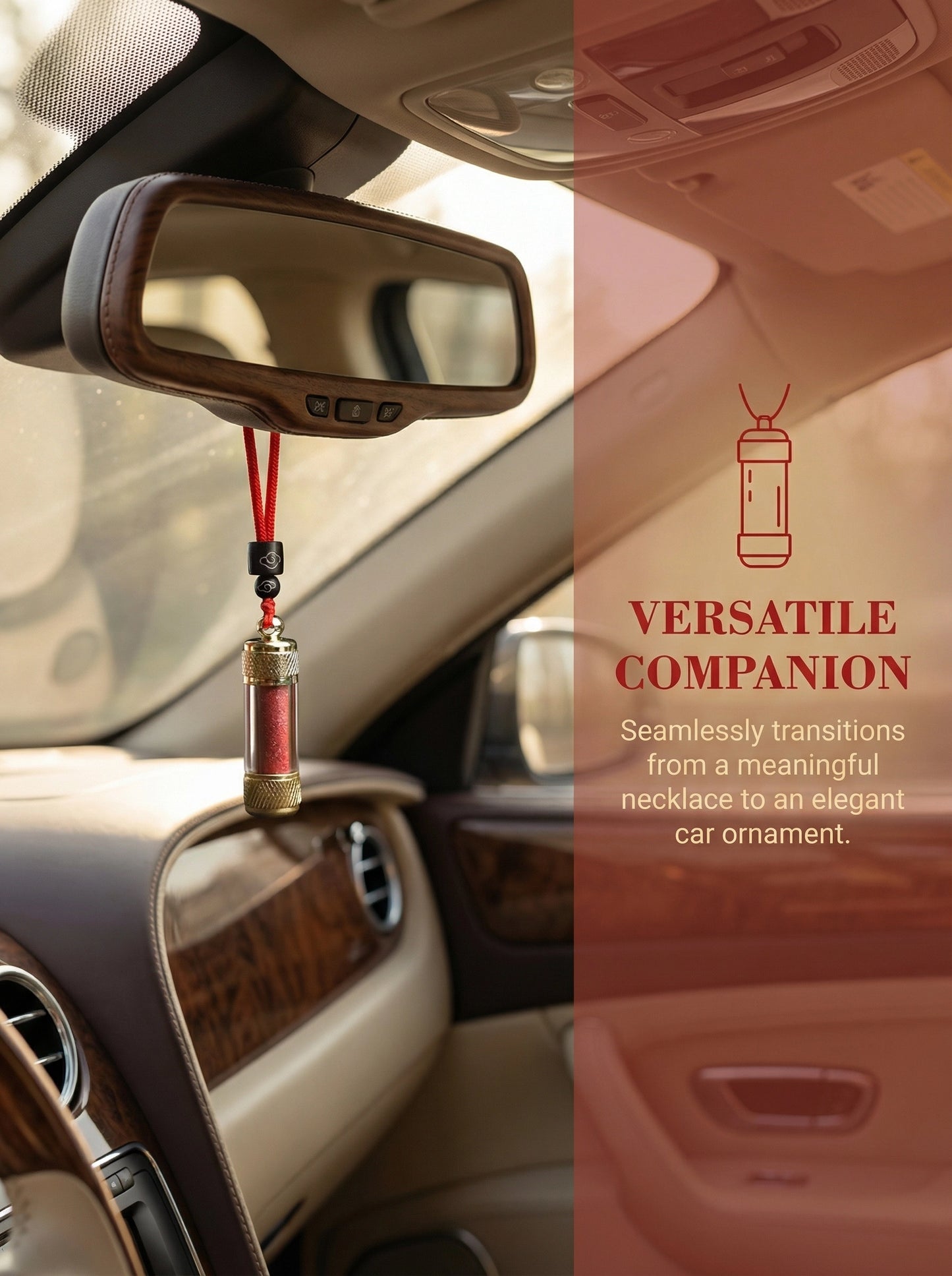 Eastculture Protective golden pillar Necklace -  Get love