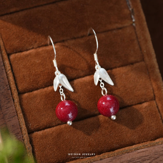 Eastculture Silver Fallen Leaves Earrings - Feng Shui Metaphysics