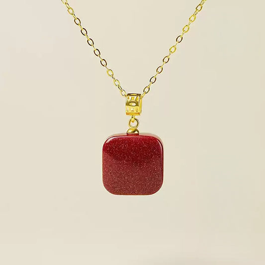 Eastculture Square without words Necklace - Feng shui metaphysicse