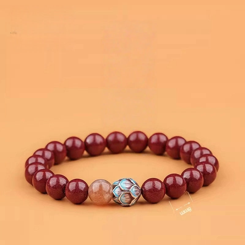 Eastculture Blue Lotus Bracelet - Health & Longevity Blessing