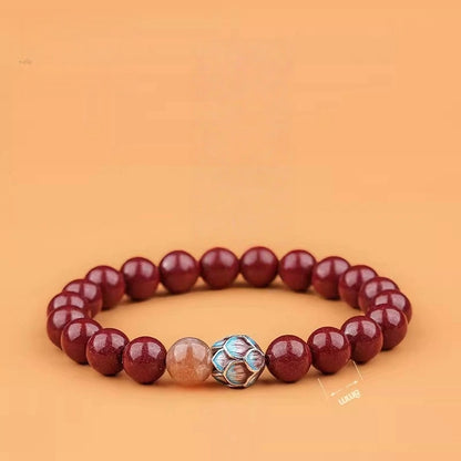 Eastculture Blue Lotus Bracelet - Health & Longevity Blessing