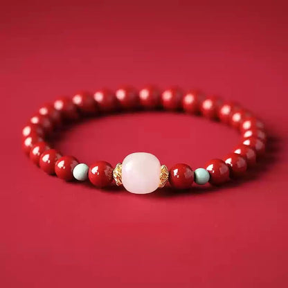 Eastculture Wealth White Jade Bracelet - Increase Luck