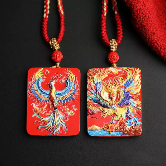 Eastculture Phoenix Soars Protection Necklace - Increase wealth