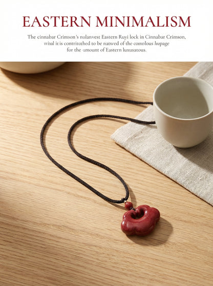 Eastculture Golden Lock Necklace -  Feng shui metaphysics