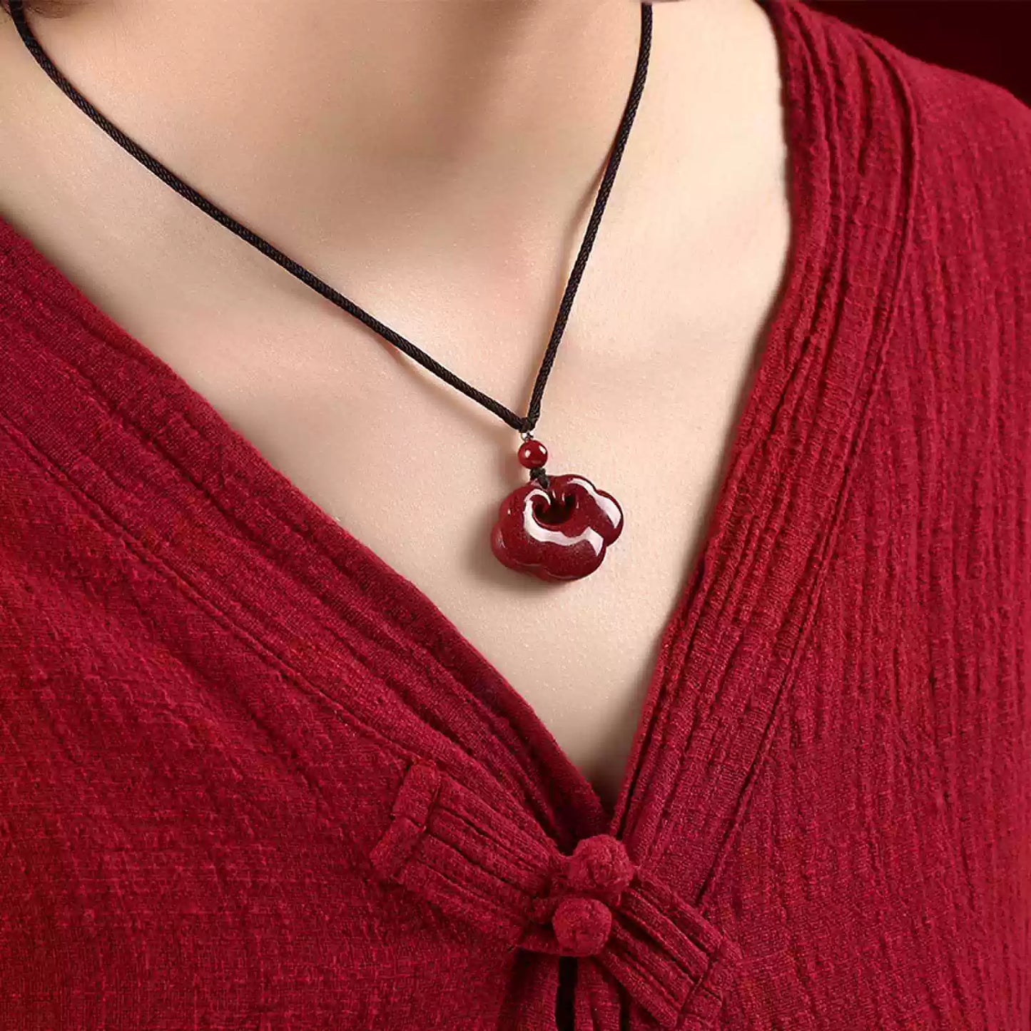 Eastculture Golden Lock Necklace -  Feng shui metaphysics