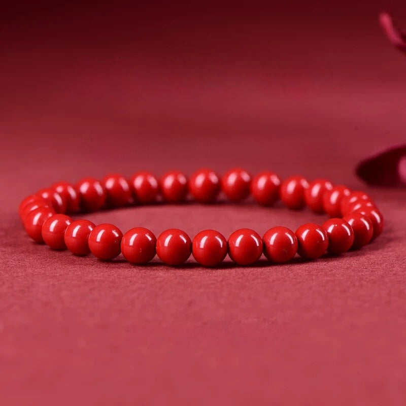 Eastculture Orange-red cinnabar Bracelet  - Get Love