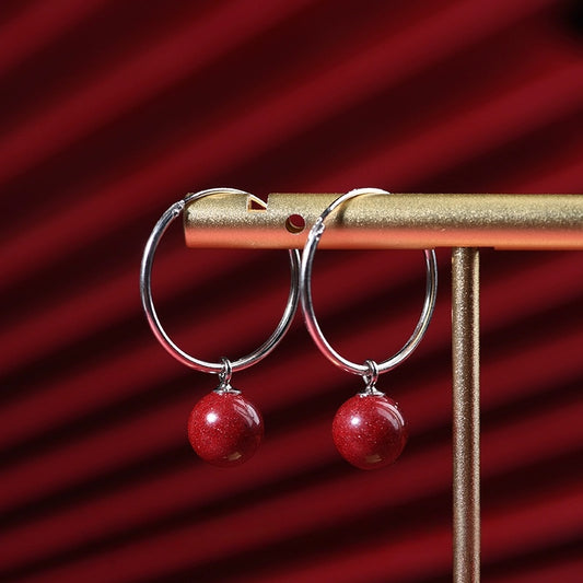 Eastculture Big Ring Earrings - Boost Your Fortune
