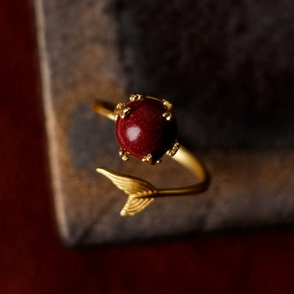 Eastculture Ocean Goldfish Tail Ring  -Get love