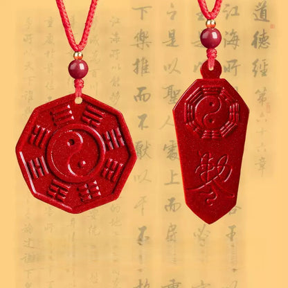Eastculture Eight Trigrams to Ward Off Evil Spirits Necklace - Health & Longevity Blessing