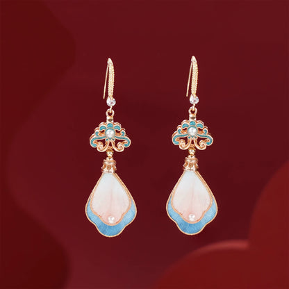 Eastculture Pink Feathers earrings