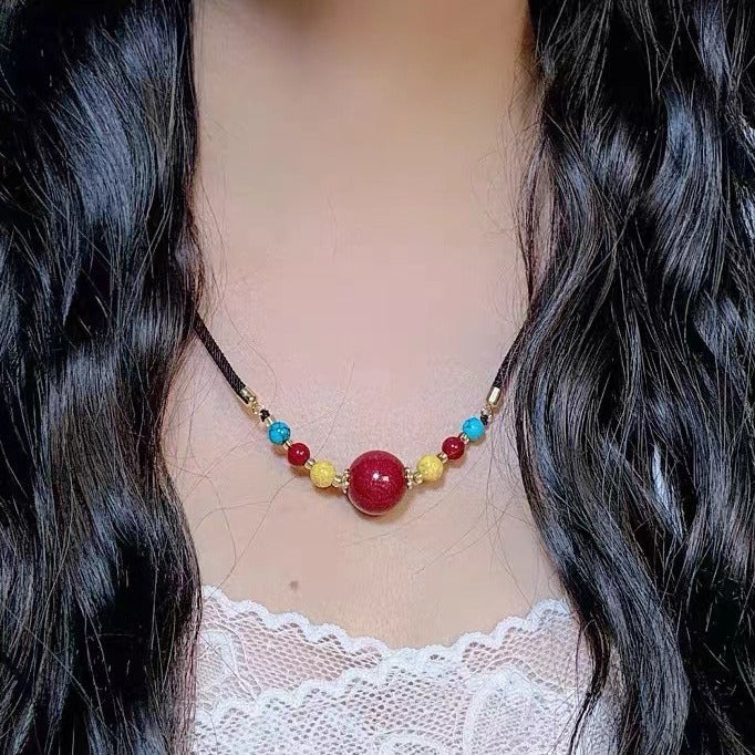 Eastculture Five Beads Return to One Necklace - Manifest True Love
