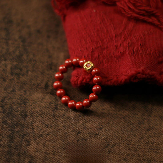 Eastculture Gold wrapped in jade Ring - Health & Longevity Blessing