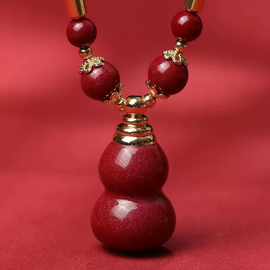 Eastculture Immortal Gourd Necklace - Boost Your Fortune