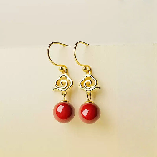 Eastculture Auspicious Clouds Earrings - Boost Your Fortune