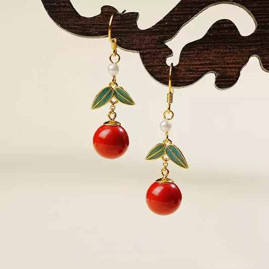Eastculture High-end designer designs green leaves Earrings  - Love Attractor