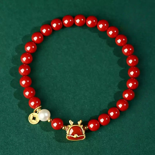 Eastculture Red Christmas elk Bracelet - Remove Bad Luck