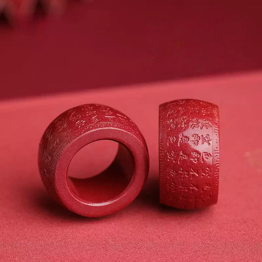 Eastculture Hex-warding rune carving Ring  - Increase wealth