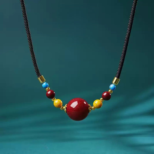 Eastculture Five Beads Return to One Protection Necklace - Ward Off Negativity