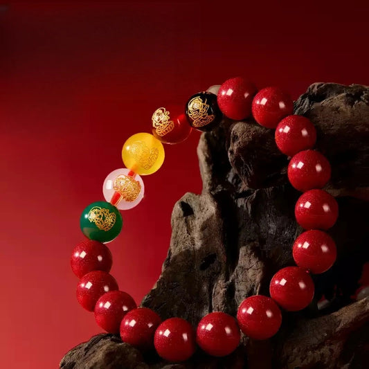 Eastculture Five Elements to Ward Off Evil Spirits Bracelet - Increase Luck