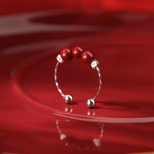 Eastculture Lucky Three Rubies Ring - Increase wealth