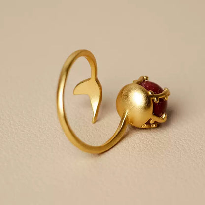 Eastculture Ocean Goldfish Tail Ring  -Get love
