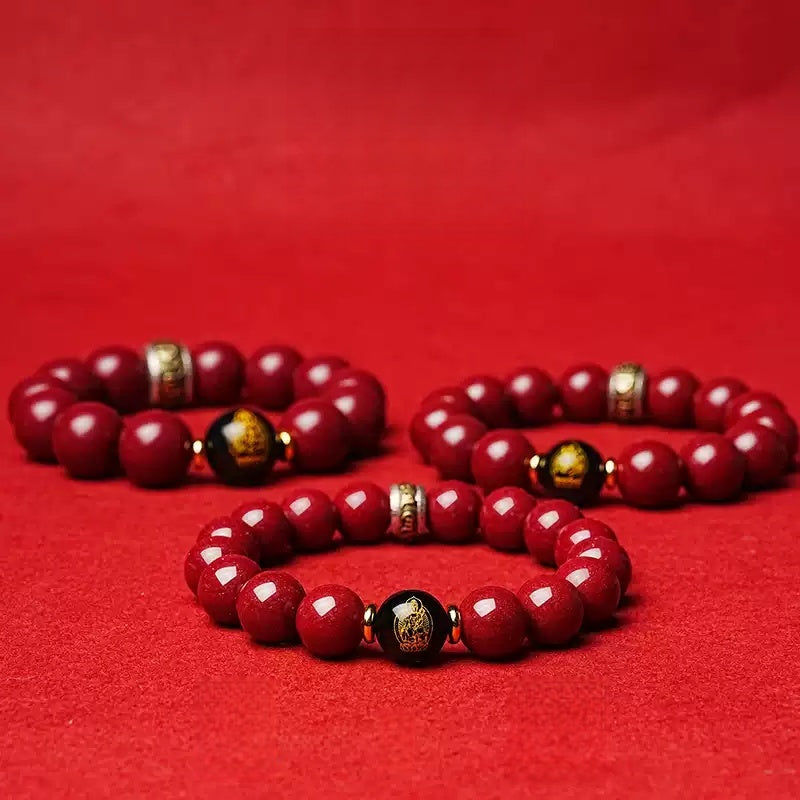 Eastculture Vermillion Buddha Bracelet - Increase Luck