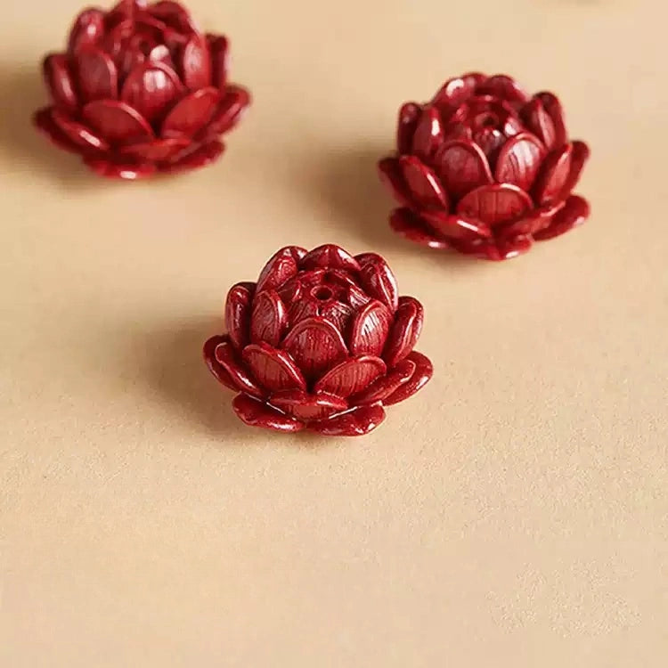 Eastculture White Jade Lotus Bracelet - Buddhist Mascot
