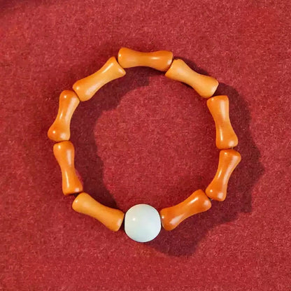Eastculture Bamboo Ruby Ring- Increase wealth