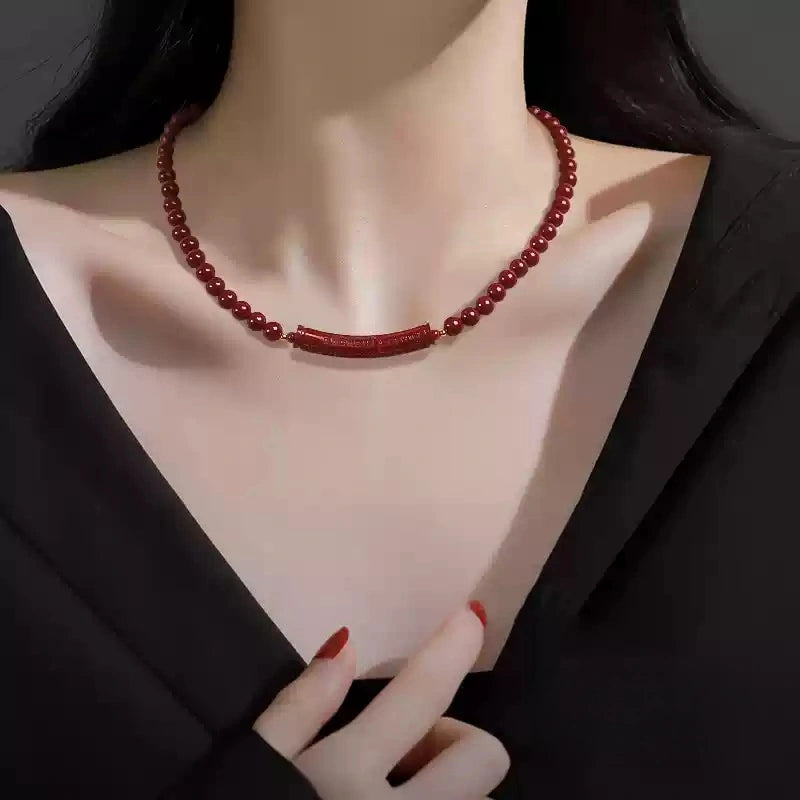 Eastculture Camellia hanging neck Necklace - Get love
