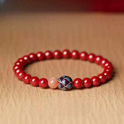Eastculture Blue Lotus Bracelet - Health & Longevity Blessing