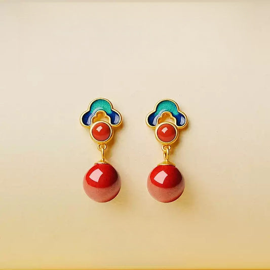 Eastculture Palace Queen Earrings - Boost Your Fortune