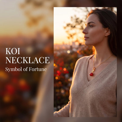 Eastculture Lucky Pisces Cinnabar Necklace - Remove Bad Luck