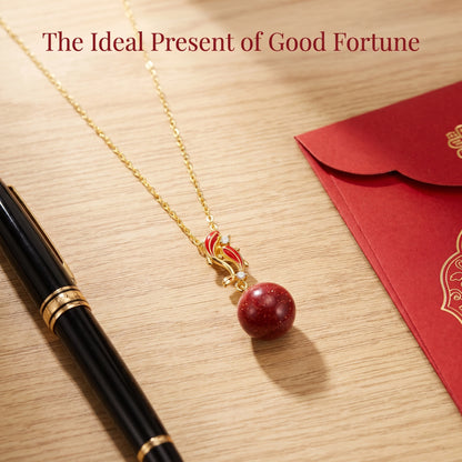 Eastculture Lucky Pisces Cinnabar Necklace - Remove Bad Luck