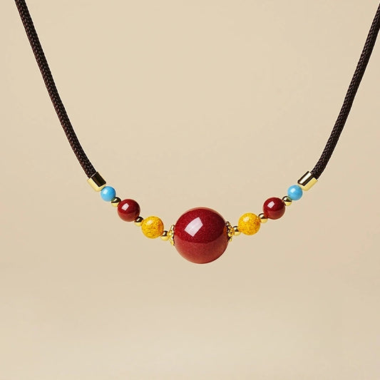 Eastculture Five Beads Return to One Necklace - Manifest True Love
