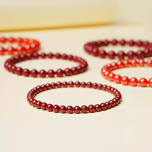 Eastculture Two-color cinnabar set Bracelet - Increase wealth