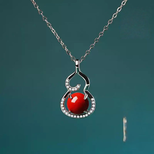 Eastculture Silver Gourd Necklace - Remove Bad Luck