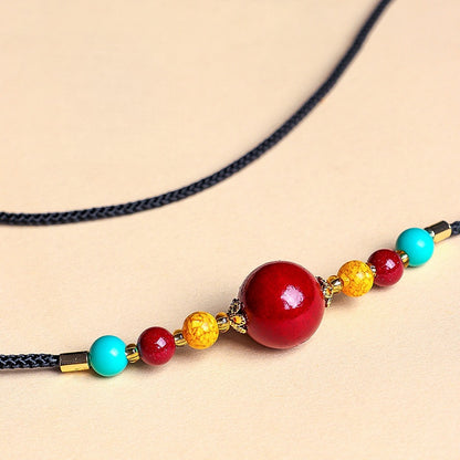 Eastculture Five Beads Return to One Necklace - Manifest True Love